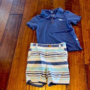 Short sleeve and shorts Matching tommy bahama set 24 months great for Easter!